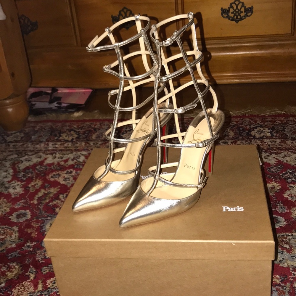SOLD Christian Louboutin Kadreyana 100 Nappa - Picture 3 of 7